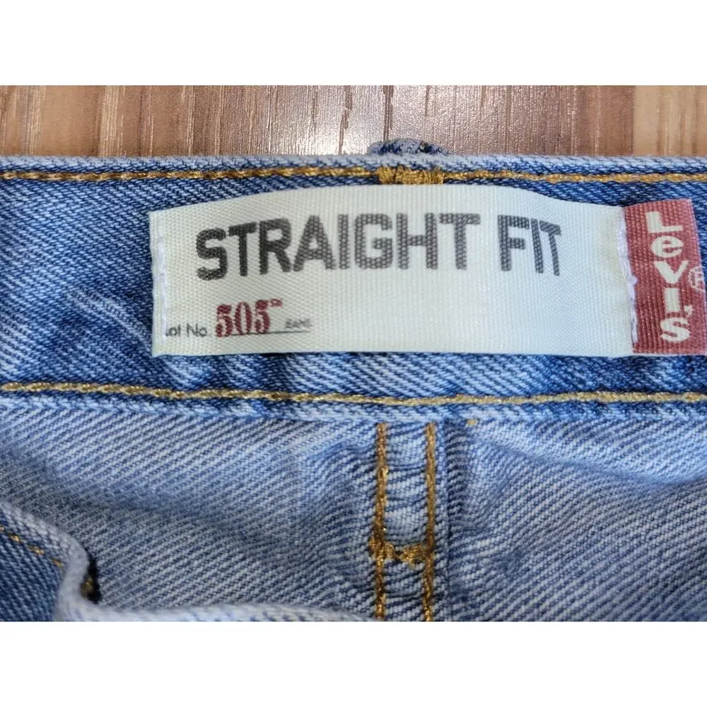 Vintage Levi 505 Straight Fit Mens Jeans 33x30